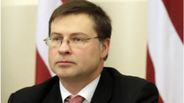 Letonya Başbakanı Valdis Dombrovskis